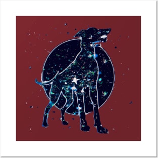 Greyhound Space Artwork Posters and Art